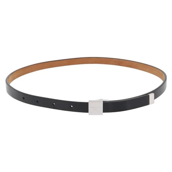 LOUIS VUITTON Ceinture Carre Belt Leather 34.6\